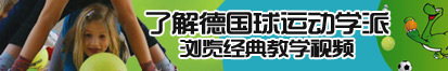 插骚洞视频网了解德国球运动学派，浏览经典教学视频。